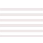 Horizontal Stripes - White and Pastel Pink Birthday Cake 3D Greeting Card (7x5)