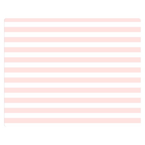Horizontal Stripes 60 x50  Blanket Front
