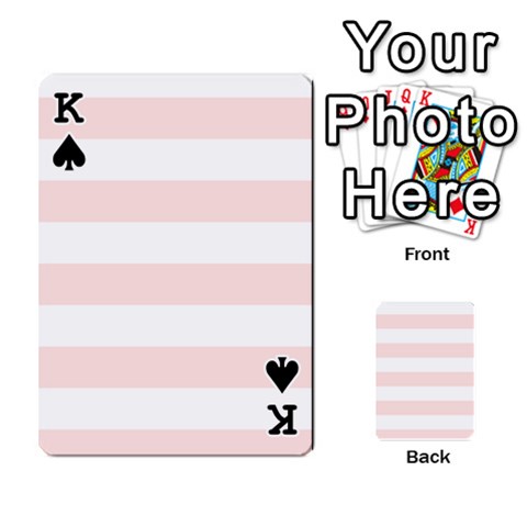 King Horizontal Stripes Front - SpadeK