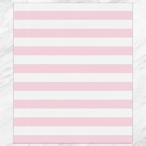 Horizontal Stripes 8.15 x9.66  Canvas - 1