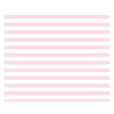 Horizontal Stripes 50 x40  Blanket Front