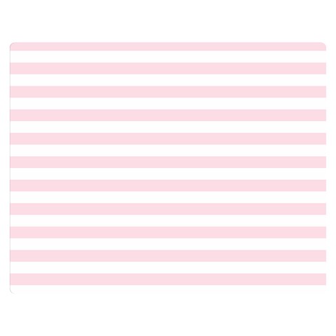 Horizontal Stripes 60 x50  Blanket Front