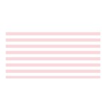 Horizontal Stripes - White and Pale Pink Satin Wrap