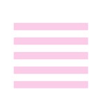 Horizontal Stripes - White and Classic Rose Pink Greeting Card 5  x 7 