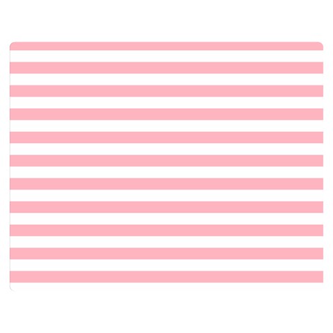 Horizontal Stripes 60 x50  Blanket Front