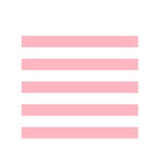 Horizontal Stripes - White and Pastel Pink Greeting Card 5  x 7 