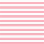 Horizontal Stripes - White and Pastel Pink ScrapBook Page 8  x 8 