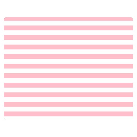 Horizontal Stripes 60 x50  Blanket Front