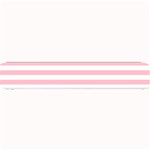 Horizontal Stripes - White and Pink Small Bar Mat