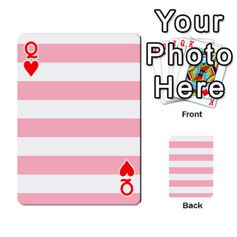 Queen Horizontal Stripes Front - HeartQ