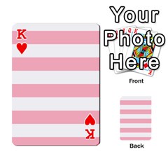 King Horizontal Stripes Front - HeartK