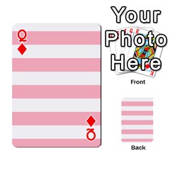 Queen Horizontal Stripes Front - DiamondQ