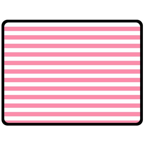 Horizontal Stripes 80 x60  Blanket Front