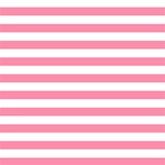 Horizontal Stripes - White and Flamingo Pink ScrapBook Page 12  x 12 