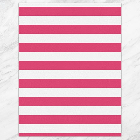 Horizontal Stripes 17.8 x23.08  Canvas - 1