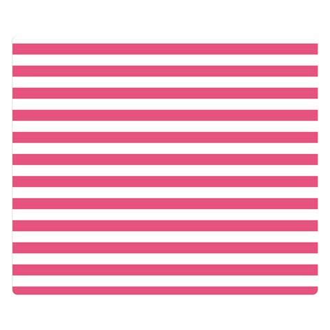 Horizontal Stripes 50 x40  Blanket Front