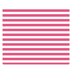 Horizontal Stripes 50 x40  Blanket Back