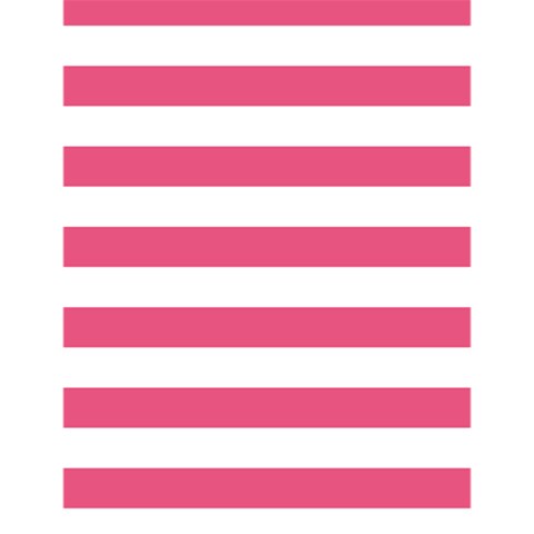 Horizontal Stripes 4.125 x5.5  Memopad