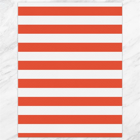 Horizontal Stripes 11.86 x15.41  Canvas - 1