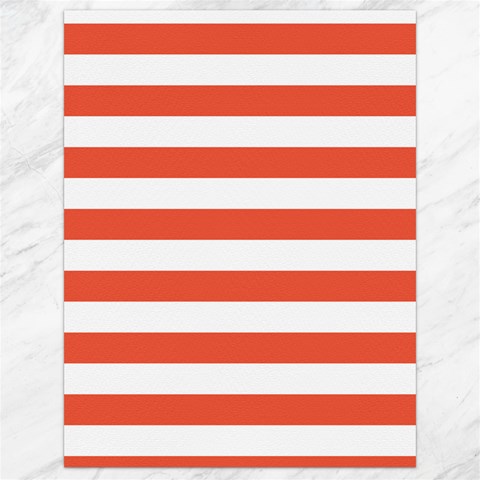 Horizontal Stripes 17.8 x23.08  Canvas - 1