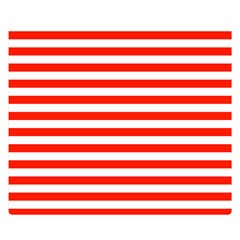 Horizontal Stripes 50 x40  Blanket Back