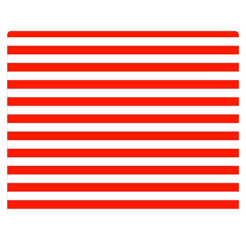 Horizontal Stripes 60 x50  Blanket Front