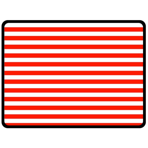 Horizontal Stripes 80 x60  Blanket Front
