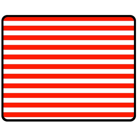 Horizontal Stripes 60 x50  Blanket Front