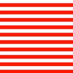 Horizontal Stripes - White and Ferrari Red ScrapBook Page 12  x 12 