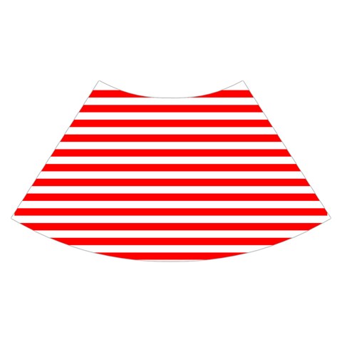 Horizontal Stripes Skirt Back