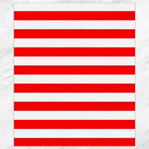 Horizontal Stripes 8.15 x9.66  Canvas - 1