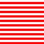 Horizontal Stripes - White and Red ScrapBook Page 8  x 8 