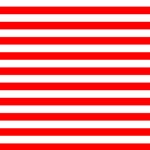 Horizontal Stripes - White and Red ScrapBook Page 12  x 12 