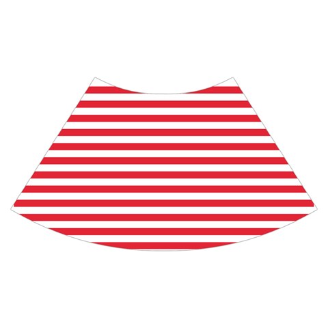 Horizontal Stripes Skirt Back