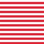 Horizontal Stripes - White and Alizarin Red ScrapBook Page 8  x 8 