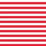 Horizontal Stripes - White and Alizarin Red ScrapBook Page 12  x 12 