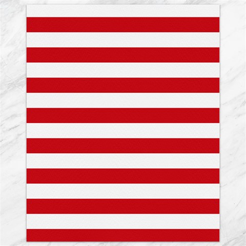 Horizontal Stripes 10.95 x13.48  Canvas - 1