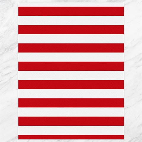 Horizontal Stripes 11.86 x15.41  Canvas - 1