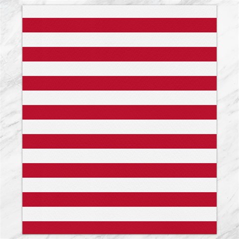 Horizontal Stripes 8.15 x9.66  Canvas - 1