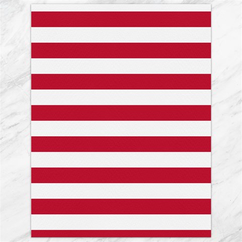 Horizontal Stripes 11.86 x15.41  Canvas - 1