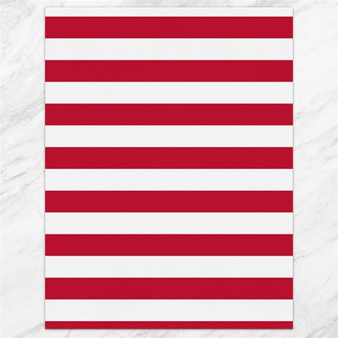 Horizontal Stripes 17.8 x23.08  Canvas - 1