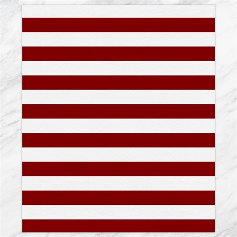 Horizontal Stripes 8.15 x9.66  Canvas - 1