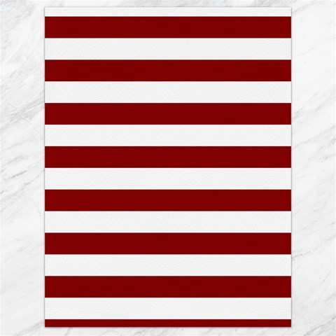 Horizontal Stripes 17.8 x23.08  Canvas - 1