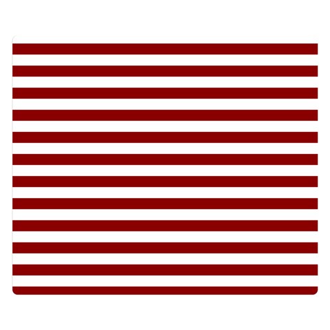 Horizontal Stripes 50 x40  Blanket Front