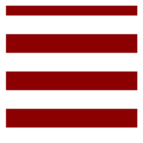 Horizontal Stripes 3.75 x3.75  Memopad