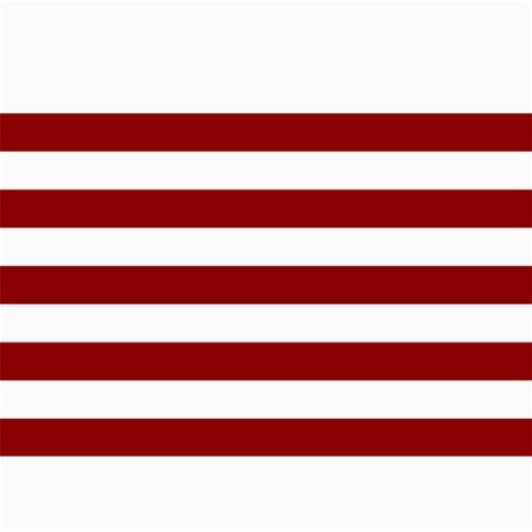 Horizontal Stripes 7 x5  Photo Card - 1