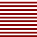 Horizontal Stripes - White and Dark Red ScrapBook Page 12  x 12 