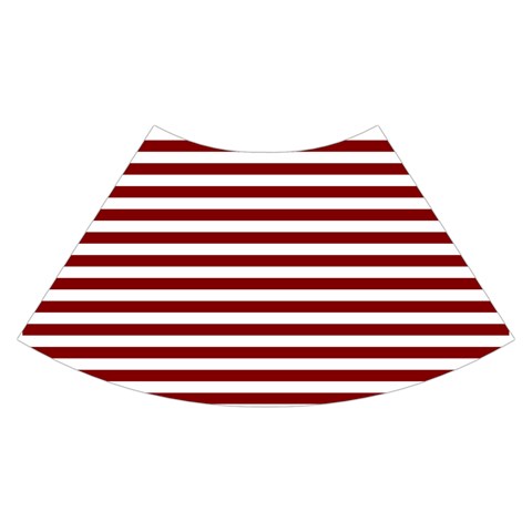 Horizontal Stripes Skirt Back