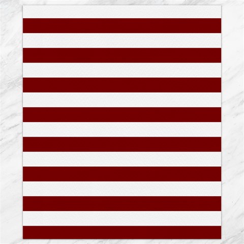 Horizontal Stripes 8.15 x9.66  Canvas - 1