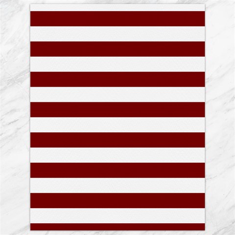 Horizontal Stripes 11.86 x15.41  Canvas - 1